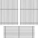 Grill Grates Parts for Weber Genesis II E-410, Weber Grill Parts Genesis 2 S-410, E/S-415, E/S-435, LX E/S-440, 66089, 66097, Flavorizer Bars Grids BBQ Grill Replacement Accessories 18 Inch