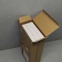 BAYKA White Floating Shelves for Wall – Rustic Wood Wall Shelves with Metal Brackets for Bathroom, Bedroom, Kitchen, or Living Room Decor Organization – Set of 3, Sturdy Storage with 22lb Capacity