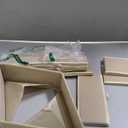 DIOMMELL 9 Pack Foldable Cloth Storage Box Closet Dresser Drawer Organizer Fabric Baskets Bins Containers Divider for Baby Clothes Underwear Bras Socks Lingerie Clothing, Beige 333