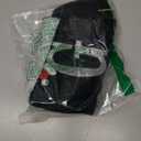 20 Inches Initial Monogram Christmas Stocking Personalized,Deluxe Black Velvet Body with Super Soft Plush Cuff Embroidered Letter,Holiday Season Decor (Black, Letter G)