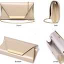 Patent Leather Envelope Clutch Womens Evening Handbag Stylish Shoulder Bag Purse for Christmas Wedding Party Prom