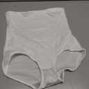 Werena Tummy Control Shapewear Panties for Women High Waist Cincher Shaping Underwear Body Shaper Panty Girdle (White, L)