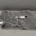 Heating Pad for Back Pain Relief 17"x33" Large, Moist Dry Heat Options, XL Electric Heating Pads, 9 Heat Settings, Machine Washable, Auto-Off, Gifts for Women, Mom, Men (Dark Grey)