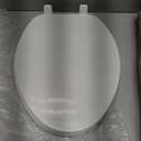 Bemis 170 Durable Plastic Toilet Seat, Elongated, White