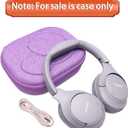 LTGEM Case Compatible with JBL Tune 520BT / 720BT / 670NC / 520C / 510BT / 770NC, for JBL Live 670NC / 770NC / 680NC / 780NC Headphones, for TOZO HT3 / HT2, Purple