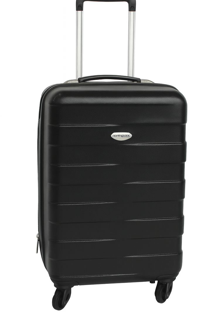 North Pak Hardside Spinner Luggage, Black Color