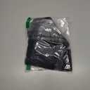 AOFITEE Small Dog Winter Coat, Waterproof Puffer Jacket With Harness Hole & Fleece Collar, Reflective Warm Snowsuit for Chihuahua, Yorkshire, Dachshund, Black S