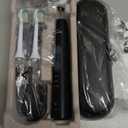 Philips Sonicare ProtectiveClean 5300 Rechargeable Electric Toothbrush, with Pressure Sensor, 3 Cleaning Modes, SmarTimer and QuadPacer, with 2 Bonus Brush Heads, Travel Case, Black, Model HX6423/34