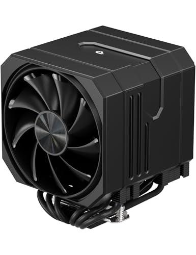 CPU Air Cooler with 8X6mm Heat Pipes,Dual 120mm Fan CPU Cooler 1600rmp,CPU Cooler AMD AM5/AM4/AM3 Series,CPU Air Cooler 6.22’’ Height Compatible with Intel LGA 1851/1700/1155/1156/2011/2066(Black)