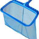 Pool Skimmer - Pool Skimmer Net without Pole, Swimming Pool Leaf Skimmer Net with Reinforced Frame, Larger Capacity Pool Nets for Cleaning, Durable Deep Rake Net Easy Scoop Edge,Debris Pickup Removal