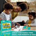 Family Board Games for Kids and Adults - Trivia Card Games for Kids 8-12 and Adults - Who Knows Me Better for Family Game Night - 500+ Facts Questions from Ages 6-8 Fun Travel Car Activities for 5+