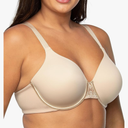 Vanity Fair Women's Full Figure Beauty Back Smoothing Bra, 4 Way Stretch Fabric, Lightly Lined Cups up to H, Size 40C