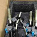 Spider Injectors 5.0L 5.7L, FJ504 Fuel Injector 8 Cylinder for 1996-2002 Chevy GMC Suburban Express Savana Tahoe Escalade V8 w/Bracket, OE 93441235 FJ504