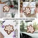 Thank You Ornament 2025 - Unique Appreciation Gifts for Coworkers, Christmas Ornaments for Nurses, Elegant Birthday Gifts for Women Sisters Aunts, Thoughtful Retirement Gift for Teachers,2 Pack