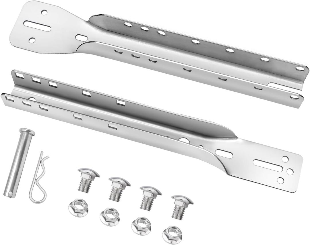 Magisale Garage Door Parts Bracket Adjustable Reinforcement Bracket, Carbon Steel Zinc Plated