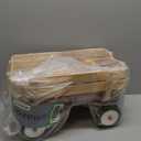 Radio Flyer 19 Inch Miniature Wagon Small Toy Rolling Cart for Ages 1.5+ Indoor Outdoor Play Baby Shower Decor Display Prop and Interactive Play with Bear