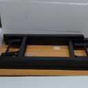 Need Folding Desk Small Desk 31 1/2" No Assembly Foldable Computer Desk for Small Space/Home Office/Dormitory,Teak&Black Frame