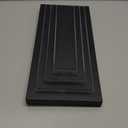 ZSMAIKU 3Tier LED Black Outdoor Wall Light Fixtures 15.7 in Modern Outdoor Wall Sconce Waterproof Front Porch Lights Wall Mount,24 W Large Porch Lights for House Garage,Patio 1 Pack