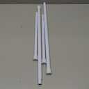 QINGYUN 2 Pack Spring Tension Rod 26 to 37 inch White Curtain Rods No Drilling Spring Rods Adjustable Curtain Rod Extendable Pressure Tension Rod for Window Closet Kitchen