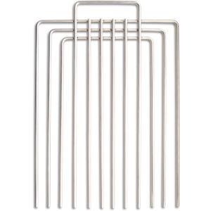 Trap Divider for Animal Traps - Superior Stainless Steel Cat Trap Fork Divider for 12" Wide and Smaller Traps and Cages
