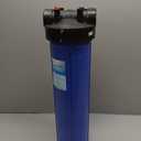Geekpure 20 Inch Whole House Water Filter Housing-1" NPT Brass Port -Fit 4.5" x 20" Filter -Blue(1)