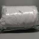 Cloud-Like King Mattress Topper - 100% Cotton Top Mattress Pad for Back Pain Relief - Breathable & Naturally Cooling for Hot Sleepers, White