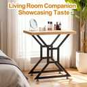 Yahpetes Table Legs 2Pcs Heavy Duty Desk Legs 30" X 20" Furniture Legs Black DIY Industrial Bench Legs Coffee Table Legs for Living Room and Kitchen (H30 X W20, B)