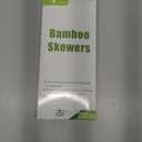 200 PCS Bamboo Skewers, 12 Inch Wooden Skewer for Appetizers, Fruit, Kebabs, Grilling Barbecue, Mini Burger, Sausage, Cocktail Picks for Drinks, Long Toothpicks, Food Sticks Natural, Kitchen Gadget