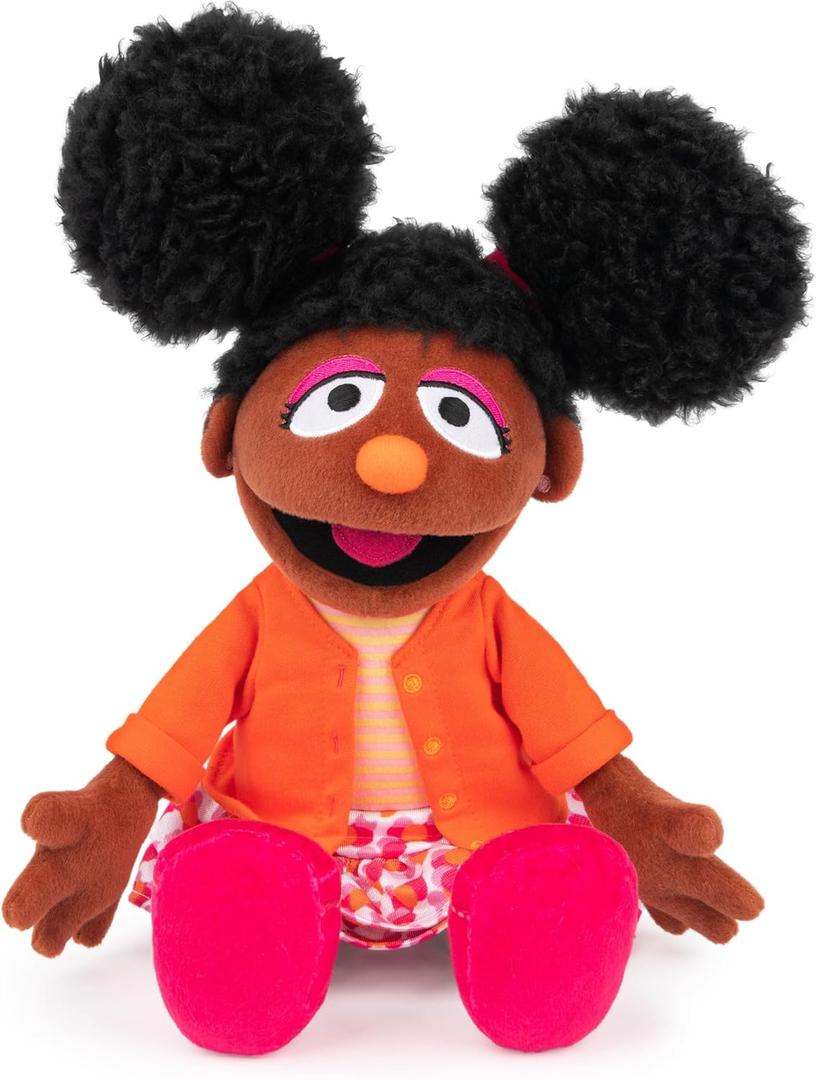 GUND Sesame Street Official Gabrielle Plush, Premium Plush Doll for Ages 1 & Up, 13 (Colorful Pink/Orange Gabrielle)