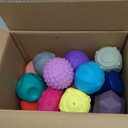 24 Pcs Sensory Balls for Toddlers, Sensory Baby Toys, Montessori Toy for Babies Squeeze, Infant Toys Soft Multi Ball Set Gifts with Bright Color Textured