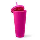 Mermaid Scale Matte Tumbler - Hot Pink, 17 Oz