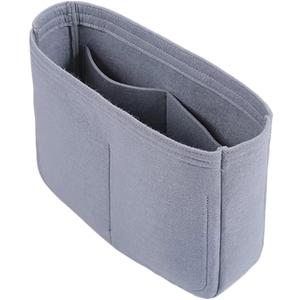 Felt Insert Bag Insert for Large Small Mini Size Totes Bag Felt Storage Bag Purse Insert Handbag Liner Bags Accessories(Gray)
