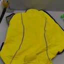 Mile High Life Dog Raincoat, Adjustable Waterproof Reflective Rain Jacket for Small, Medium, Large Dogs, Lightweight Breathable Pet Rain Coat with Leash Hole (Yellow, Large, Chest 32-40")