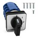 Baomain Universal Rotary Changeover Switch SZW26-63/0-3.3 660V 63A 4 Position 3 Phase