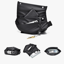 Sling Bag for Men, Fashion Cross-Body Bag Mens Small Travel Backpack with Water Bottle Holder Casual Daypack for Hiking