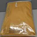 Gold Velvet Curtains 96 Inch Long 2 Panel for Living Room Dining Area Soft Luxury Home Decor Thermal Insulated Dark Out Drape Privacy Darkening Curtain for Bedroom Vintage Wall Backdrop Golden Pumpkin