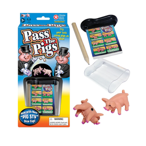 Pass The Pigs by Winning Moves Games USA, a Hilarious Pig Dice Game, Family Favorite for Over 40 Years, for 2 or more Players, Ages 7+ (1046)