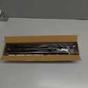 2 Pack Black Tension Curtain Rod for Windows 28 to 48 Inch,7/8"Small Shower Curtain Rod for Bathroom,Pressure Spring Tension Curtain Rod No Drilling for Closet Doorway Kitchen