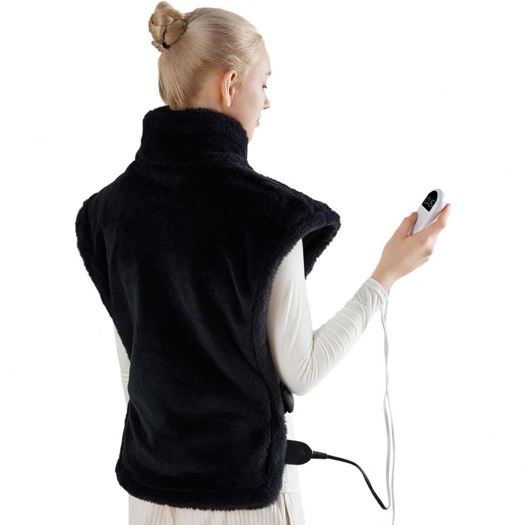 Bedsure Heating Pad for Neck and Shoulders and Back - Birthday Gifts for Women Men Mom Mens, FSA Eligible Items, Electric Heated Pad for Full Body, ETL Certified, Extra Large 24"x33", Grey