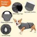 Recovery Suit for Dogs After Surgery, Dog Surgery Recovery Suit for Female Male Neuter, Breathable Dog Onesie Spay Body Suits for Abdominal Wounds Dogs Cone Alternative