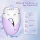 Epilators, 2-Speed Painless Smooth Glide Epilator for Women, Cordless Rechargeable Facial Hair Removal Epilator, Hair Removal Device for Women's Face Legs Bikini Area Arms Legs