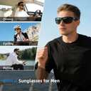 Mens Bifocal Sunglasses 2 Pack Oversized Sporty Sunglasses Readers for Men, UV400 Wrap Around Sun Readers for Outdoor