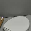 KOHLER 20110-0 Brevia, Slow Close Toilet Seat, Elongated Toilet Seat, Grip-Tight Bumpers Quick-Attach Hardware, White