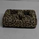 Couch Cup Holder Pillow, Couch Drinks Remotes Holder for Center of Couch, for Sofa, Bed, RV, Car (Leopard)