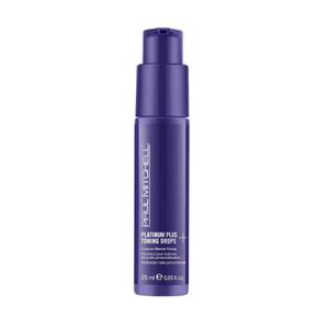 Paul Mitchell Platinum Plus Violet Toning Drops, Banishes Brass + Intensely Tones, Ideal for Blonde, Highlighted, Gray or Silver Hair, 0.85 fl. oz