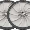 2pcs 490-325-0023 11 x 1.75 in Universal Plastic Wheel for MTD, Craftsman, Toro