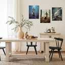 OTOSTAR 3 Pieces Wall Art Canvas Prints - Jesus and Lamb Redemption Picture Painting - God Religious Belief Wall Artwork for Church Bedroom Living Room Home Decor - 12 x 16 Inch