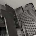 Powerty Floor Mats for 2020-2025 Kia Telluride 7 Seats All Weather 3D TPE Anti-Slip Car Liners for 1st & 2nd & 3rd Row Accessories