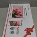 Frameo 10.1" Digital Picture Frame with 32GB Memory Wood WiFi Electronic Photo Frame 1280 x 800 IPS Touch Screen Auto-Rotate Slideshow Wall Mountable Share Photos/Video Remotely Anywhere