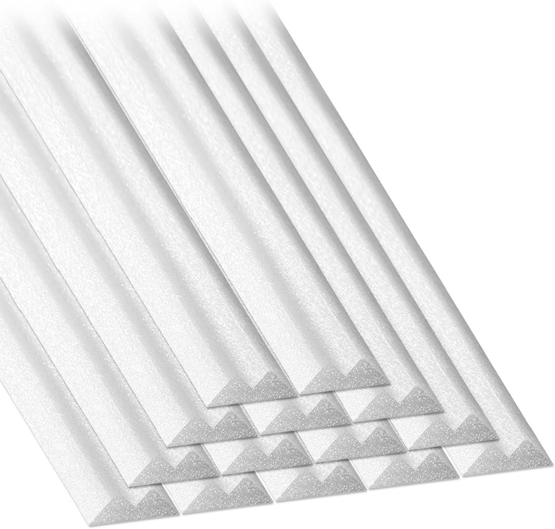 46.5" 14PCS Peel and Stick Pool Cove for 15' Round Above Ground Pool, Closed Cell Foam Peel and Stick Above Ground Pool Cove with Adhesive Backing, Protect Pool Liner, Prevents Excess Wear